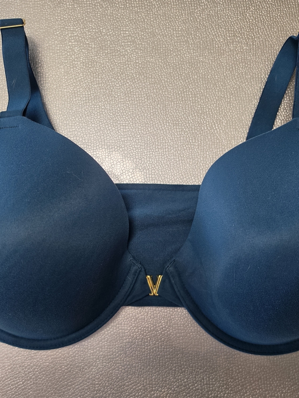 Victoria’s Secret Perfect Coverage Bra 38DD Deep Teal Underwire Smooth T‑Shirt